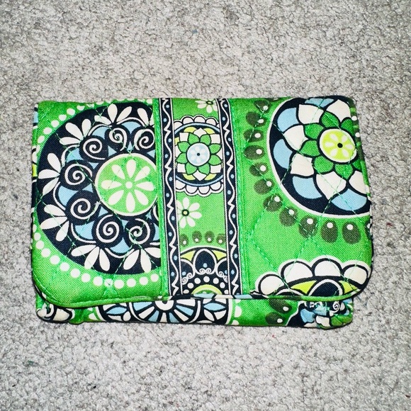 Vera Bradley Handbags - Green Cupcake Vera Bradley Wallet